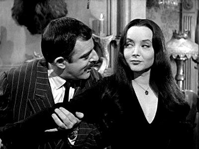 Gomez Morticia Addams The Addams Family John Astin and Carolyn Jones